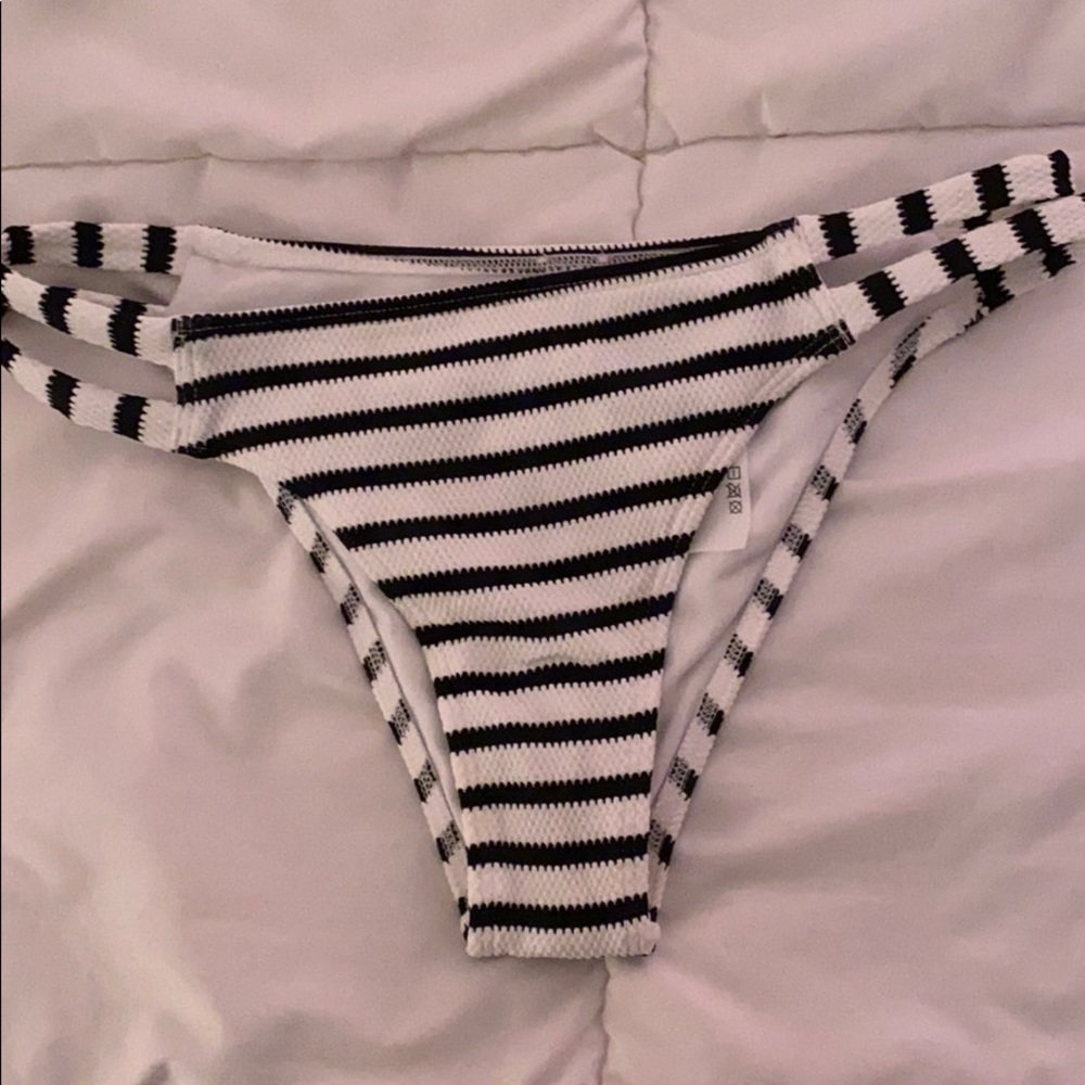 Abercrombie and Fitch striped swimsuit bottoms
